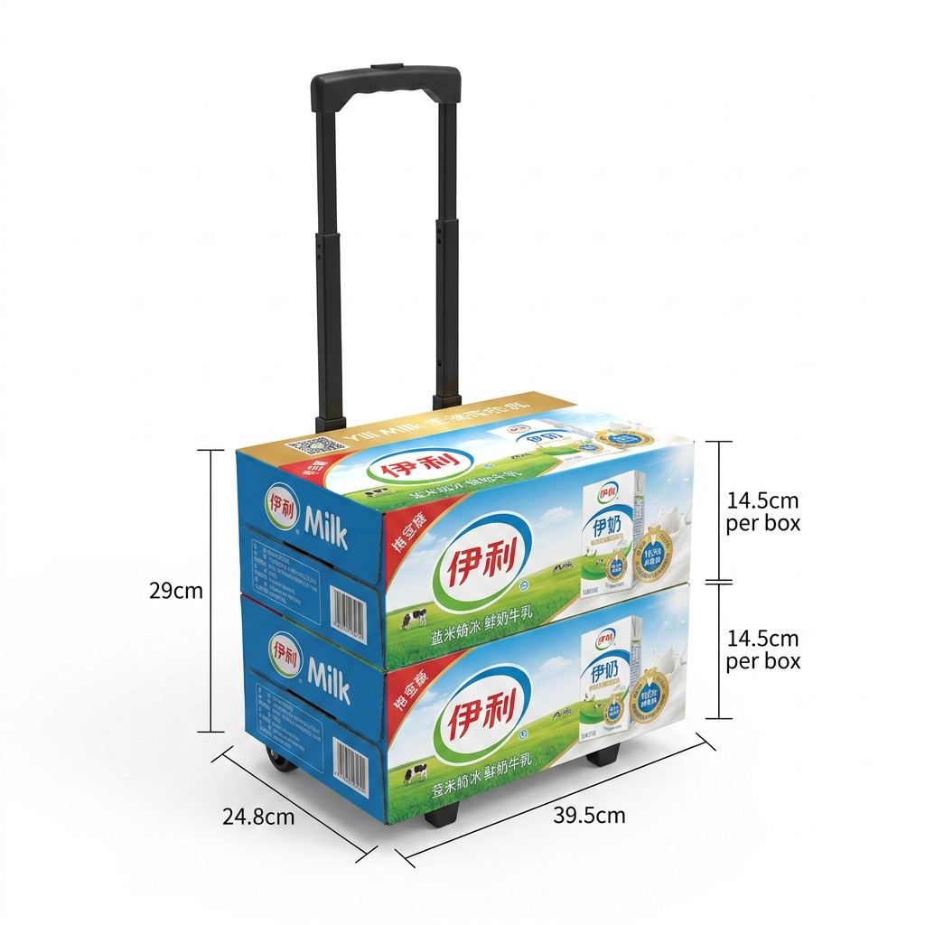 KD-L178 Thailand famous milk OEM the Professional Choice: Custom Heavy-Duty Box Trolley Handle — Trusted by Leading Global Dairy Brands