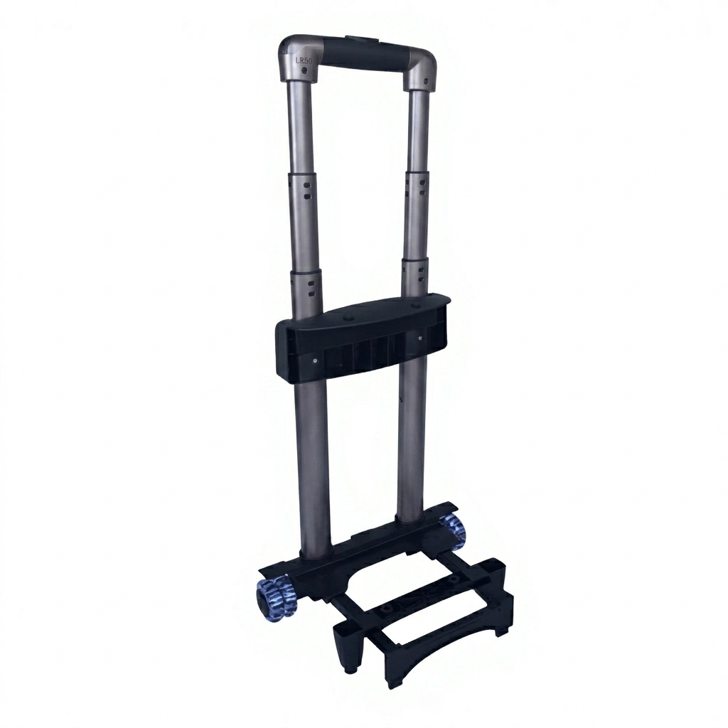 L950 Heavy Duty School Bag Trolley with 5 Large Transparent Wheels & Thickened Metal Tubes 