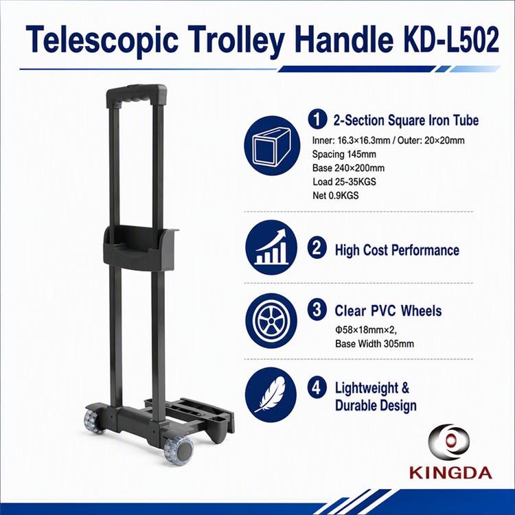 KD-L508  Backpack Trolley with Double Clear Wheels 25-35kg Load Capacity Telescopic Handle for School Bags Kids Travel Luggage