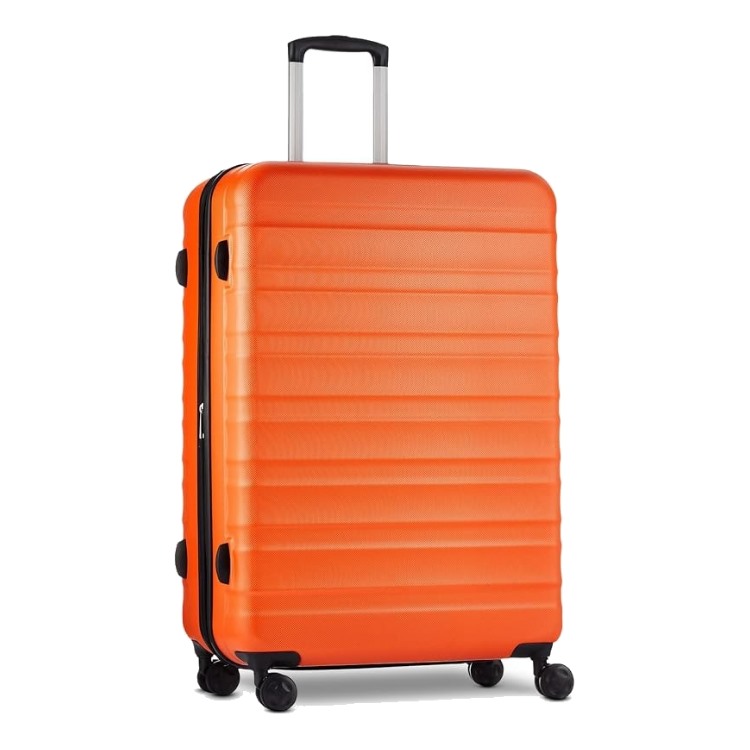 SC002 31-Inch Expandable Hardside Checked Suitcase, 360 Wheels for 15 days trip